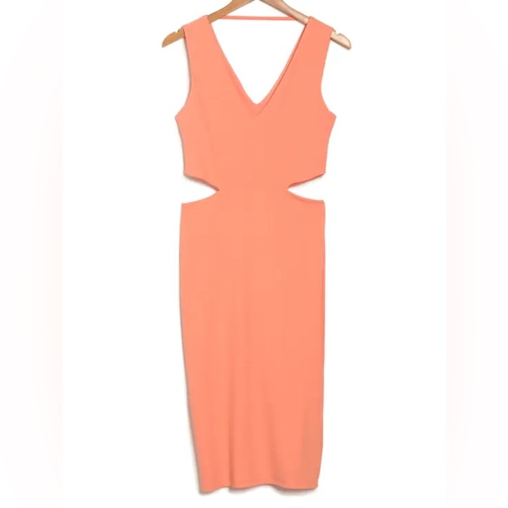 AFRM Coral Sleeveless Cut-Out Midi Dress